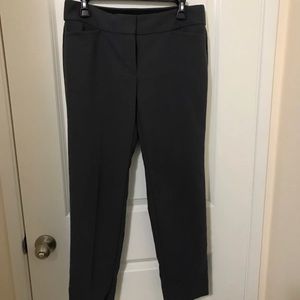LOFT Gray Straight Leg Pants